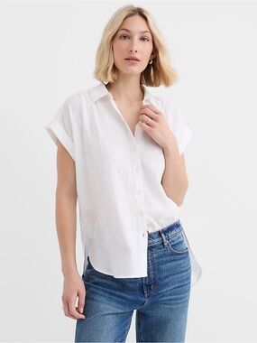 LOFT Crinkle Dolman Shirt 
Sz. Petite XS